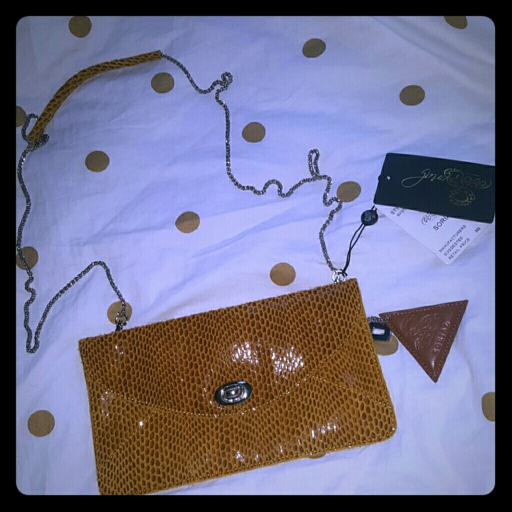 SORIAL Snake Skin Envelope Clutch/CrossBody 🐍